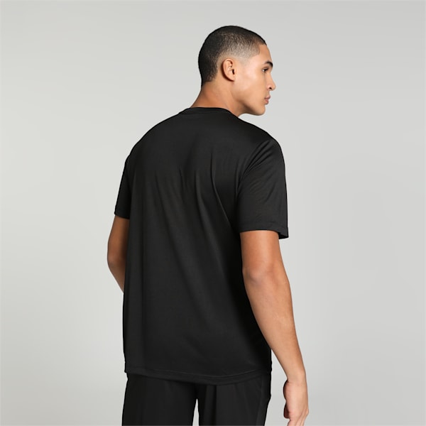 Active Big Logo Men's T-shirt, PUMA Black, extralarge-IND