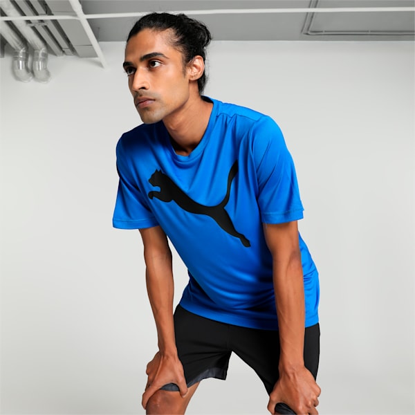 Active Big Logo Men's T-shirt, PUMA Team Royal, extralarge-IND