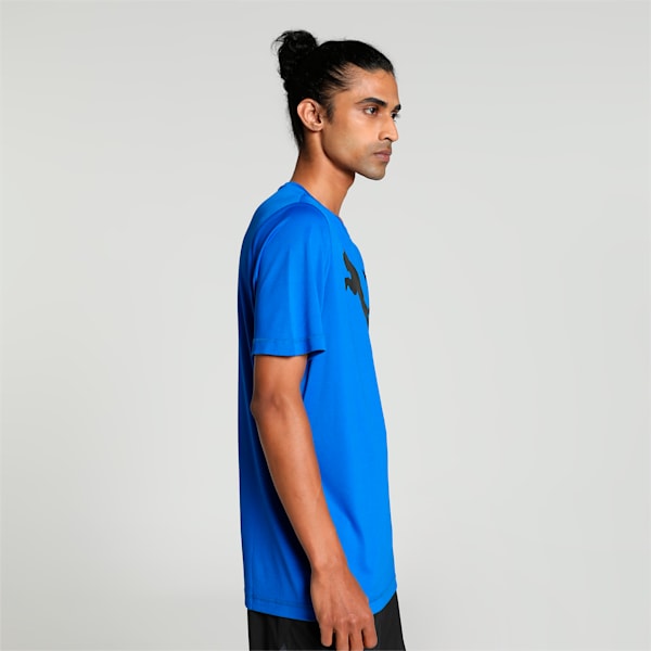 Active Big Logo Men's T-shirt, PUMA Team Royal, extralarge-IND