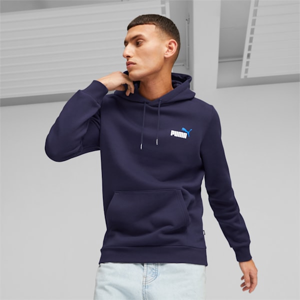 Small Logo Men's Hoodie, PUMA Navy, extralarge-IND