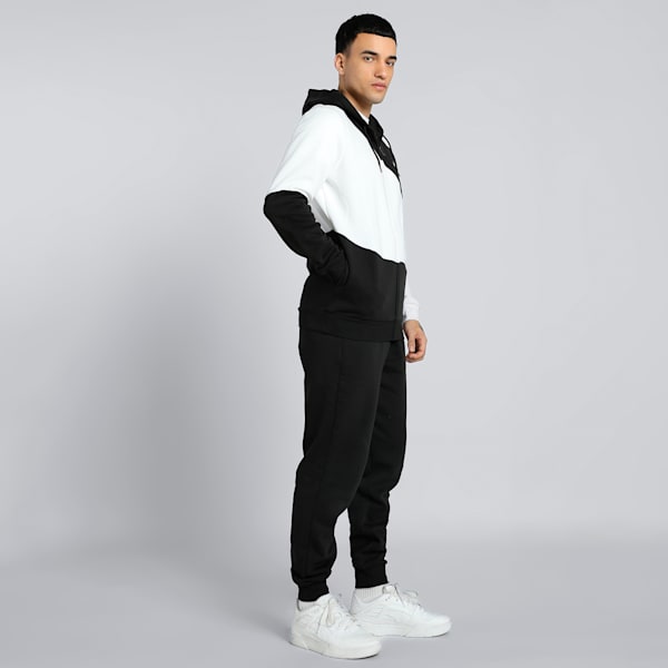 Power Cat Men's Sweat Suit, PUMA Black, extralarge-IND