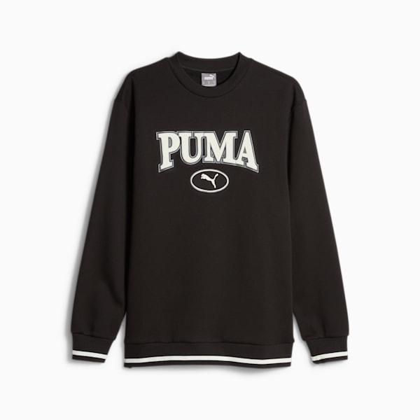 Squad Crew FL Sweatshirt, PUMA Black, extralarge-IND