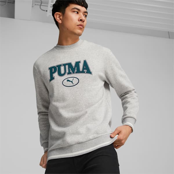 Squad Crew FL Sweatshirt, Light Gray Heather, extralarge-IND
