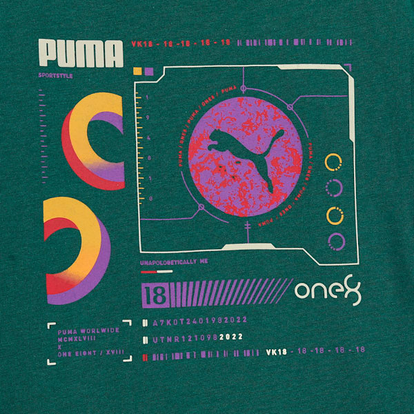 PUMA x one8 Core Elevated Boy's T-shirt, Vine, extralarge-IND