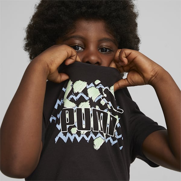 Mix Match Kid's T-shirt, PUMA Black, extralarge-IND