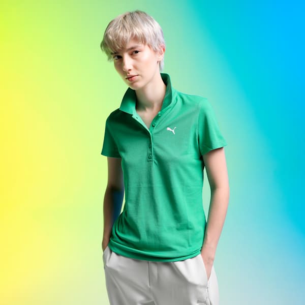 Women's Polo T-shirt, Jade Frost, extralarge-IND