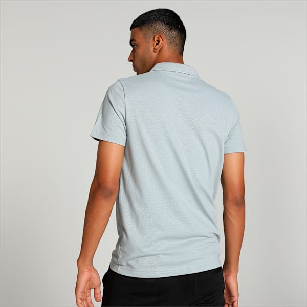 Men's Slim Fit Polo T-shirt, Cool Mid Gray, extralarge-IND