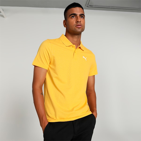 Men's Slim Fit Polo T-shirt, Mustard Seed, extralarge-IND