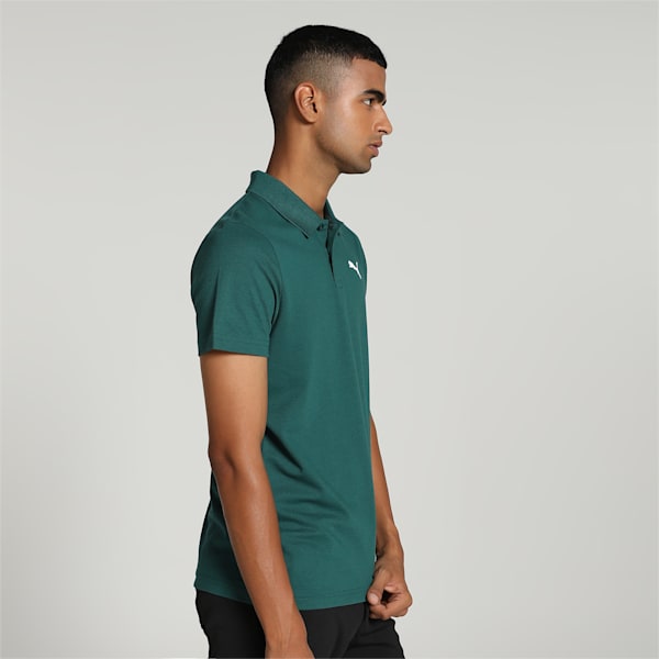 Men's Slim Fit Polo T-shirt, Malachite, extralarge-IND