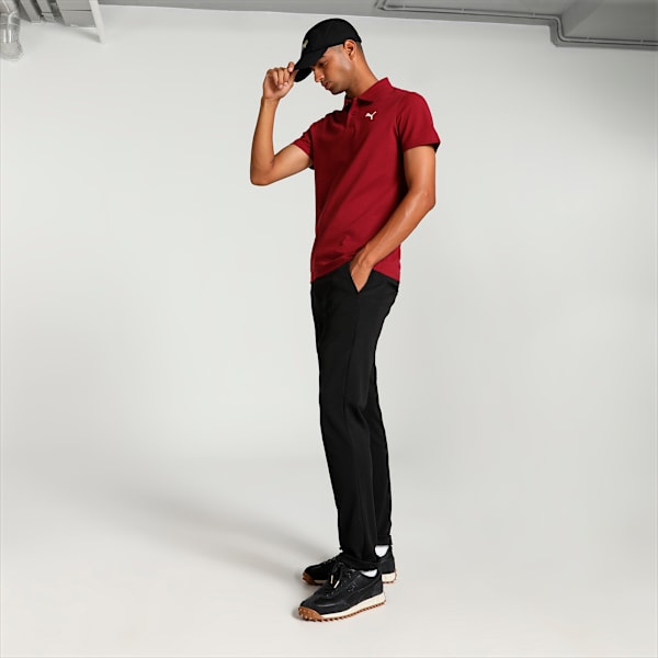 Men's Slim Fit Polo T-shirt, Team Regal Red, extralarge-IND