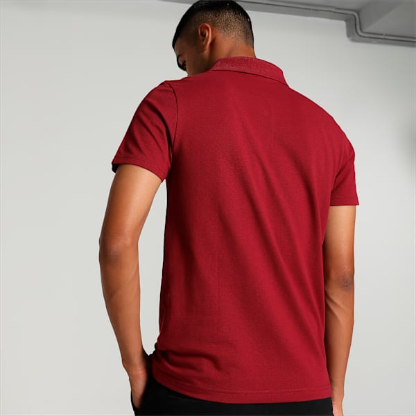 Men's Slim Fit Polo T-shirt, Team Regal Red, extralarge-IND