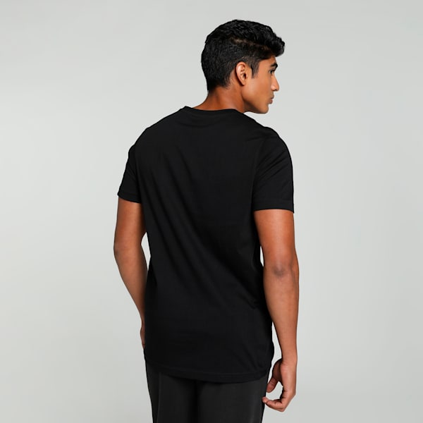 Men's Sport Graphic Slim Fit Tee, PUMA Black, extralarge-IND