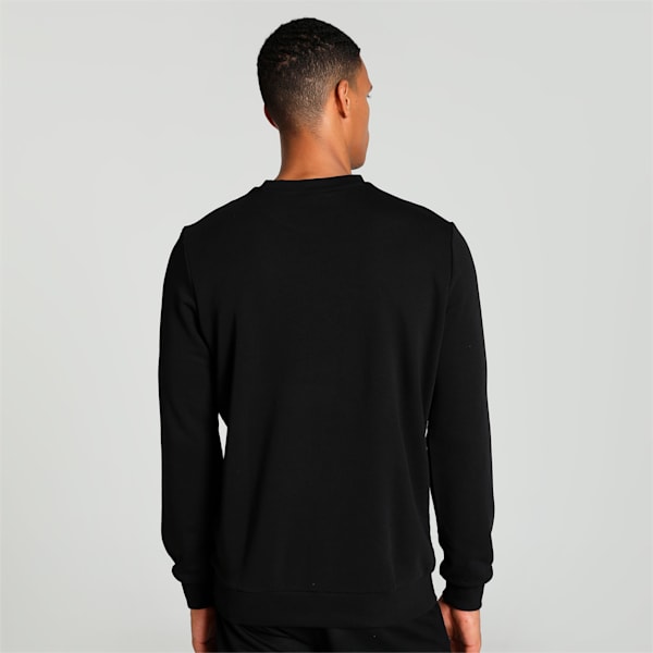 Men's Graphic Crew-Neck Sweatshirt, PUMA Black, extralarge-IND