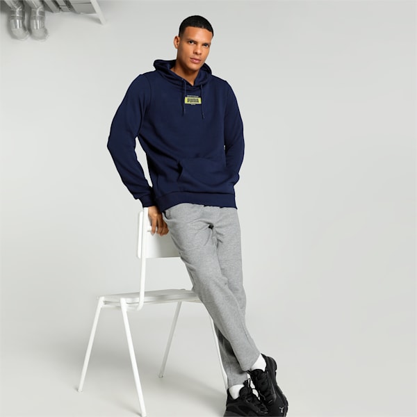 Men's Varsity Graphic Hoodie, PUMA Navy, extralarge-IND