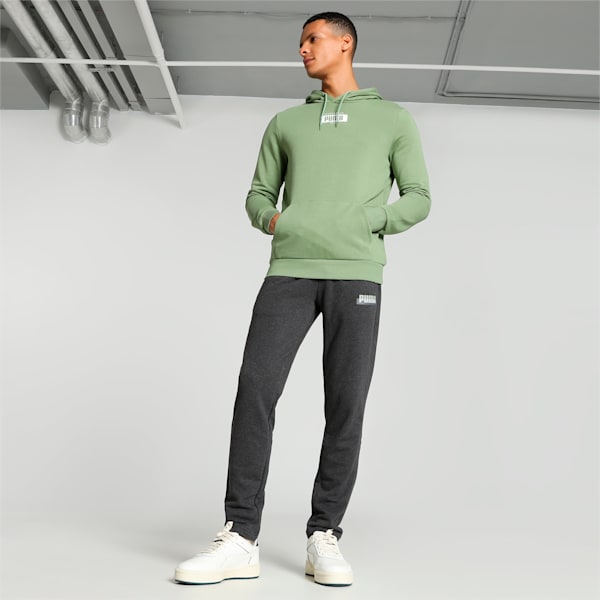 Men's Varsity Graphic Hoodie, Dusty Green, extralarge-IND