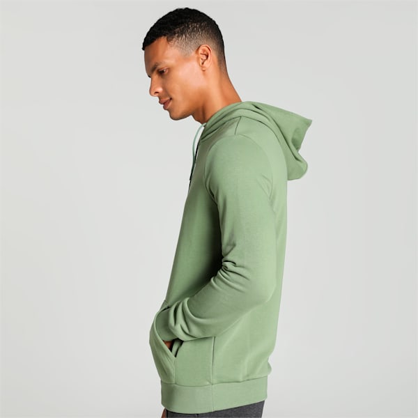 Men's Varsity Graphic Hoodie, Dusty Green, extralarge-IND