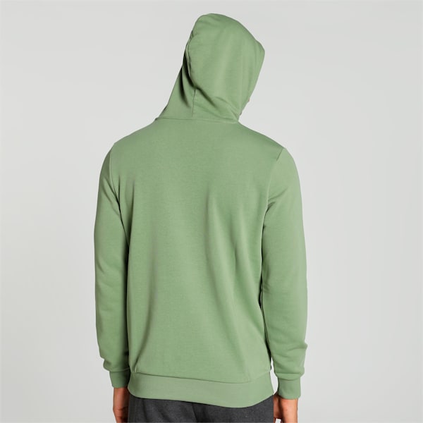 Men's Varsity Graphic Hoodie, Dusty Green, extralarge-IND