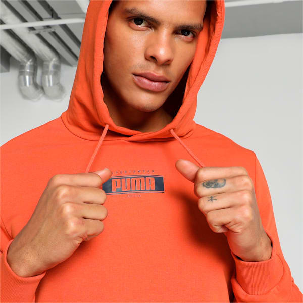 Men's Varsity Graphic Hoodie, Chili Powder, extralarge-IND