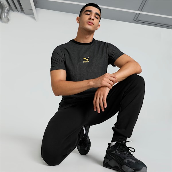 Classics Men's Pique Slim Fit T-shirt, PUMA Black, extralarge-IND