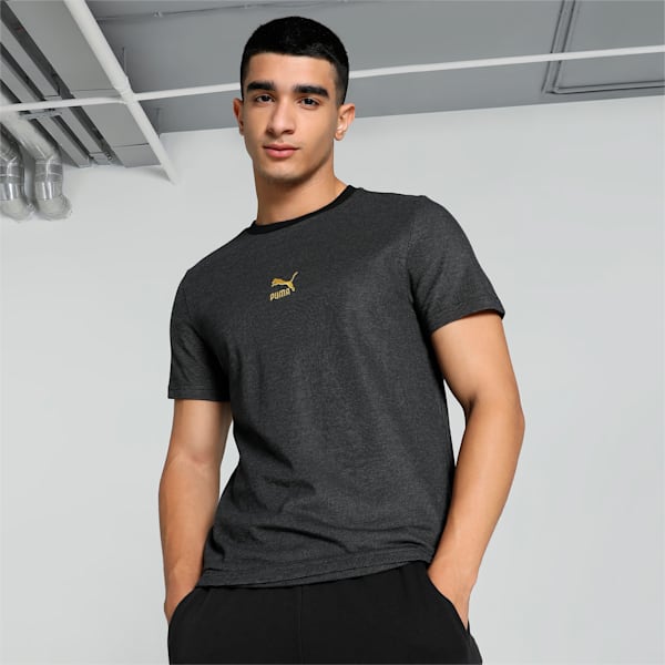 Classics Men's Pique Slim Fit T-shirt, PUMA Black, extralarge-IND