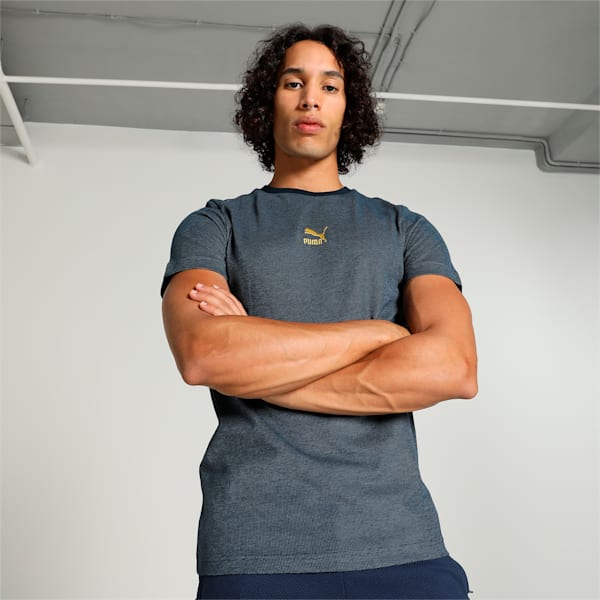 Classics Men's Pique Slim Fit T-shirt, Club Navy, extralarge-IND
