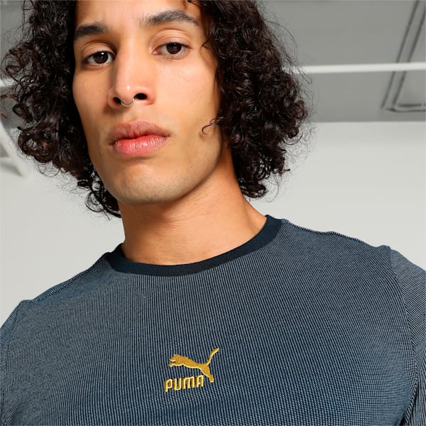 Classics Men's Pique Slim Fit T-shirt, Club Navy, extralarge-IND