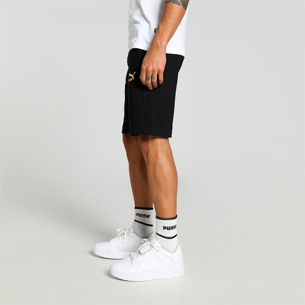 Men's Classics Elevated Slim Fit Shorts, PUMA Black, extralarge-IND