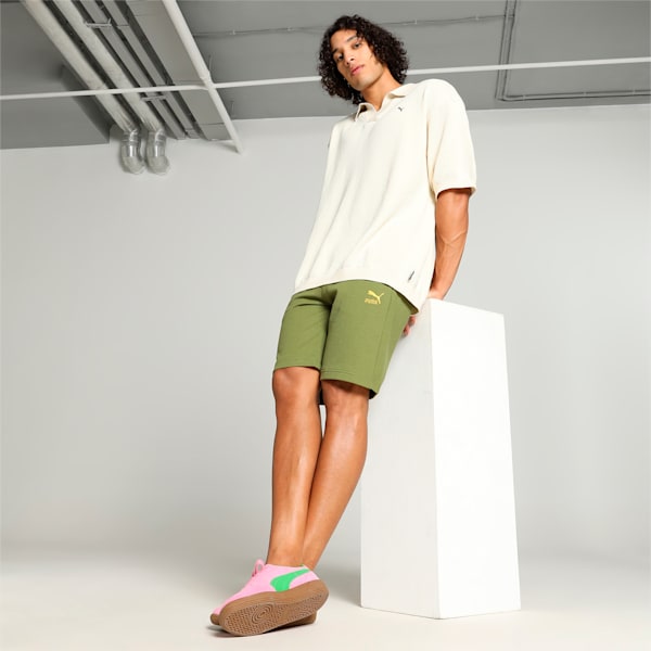 Men's Classics Elevated Slim Fit Shorts, Olive Green, extralarge-IND