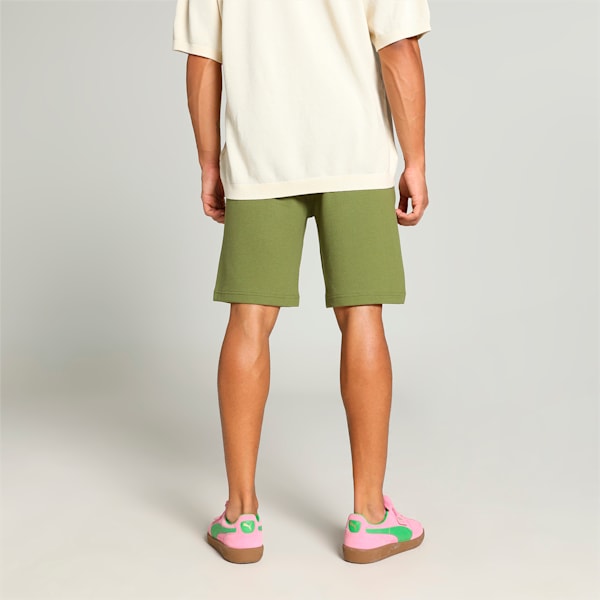 Men's Classics Elevated Slim Fit Shorts, Olive Green, extralarge-IND