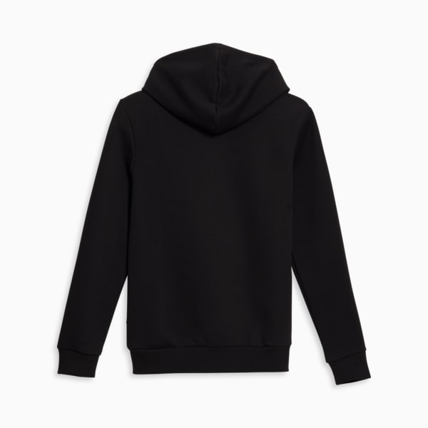 Sudadera con capucha Essentials con logotipo grande de gato para mujer, PUMA Black, extralarge