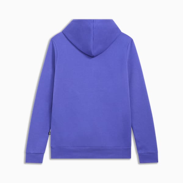 Sudadera con capucha Essentials con logotipo grande de gato para mujer, Lapis Lazuli, extralarge
