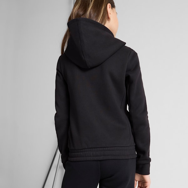TRAIN FAVORITE Big Kids' Full-Zip Hoodie, PUMA Black, extralarge