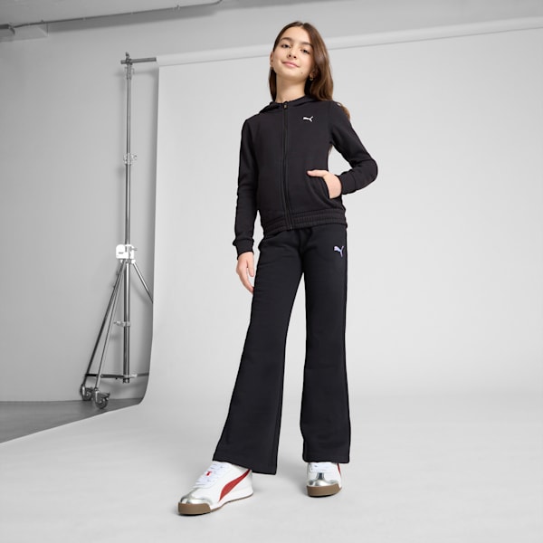 TRAIN FAVORITE Big Kids' Full-Zip Hoodie, PUMA Black, extralarge