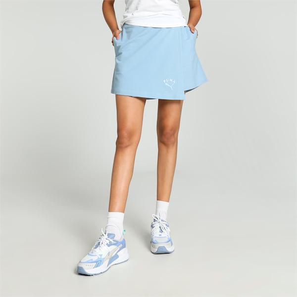 Classics Women's Mini Skirt, Zen Blue, extralarge-IND