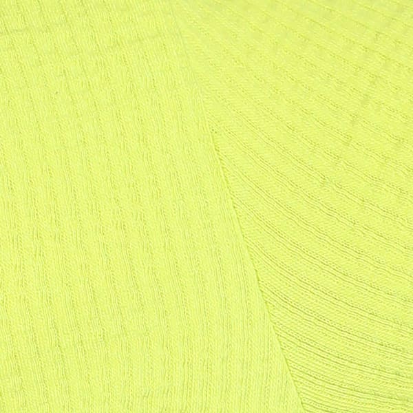 Ruffles Girl's Relaxed Fit Tee, Lime Sheen, extralarge-IND