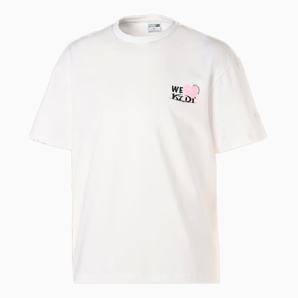 ユニセックス K7D1+ SUPAEVO 半袖 グラフィック Tシャツ, PUMA White, extralarge-JPN