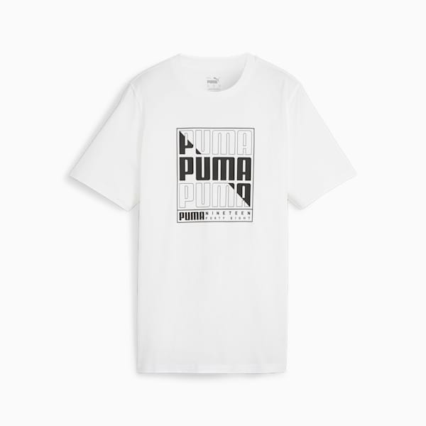 メンズ グラフィックス プーマ ボックス 半袖 Tシャツ, PUMA White, extralarge-JPN