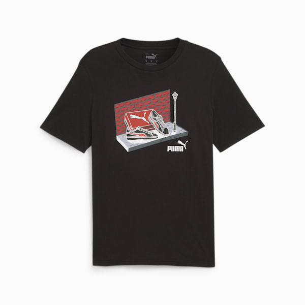 メンズ グラフィックス スニーカーボックス 半袖 Tシャツ, PUMA Black, extralarge-JPN