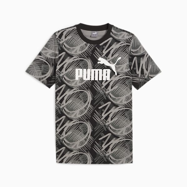 メンズ プーマ パワー AOP 半袖 Tシャツ, PUMA Black, extralarge-JPN