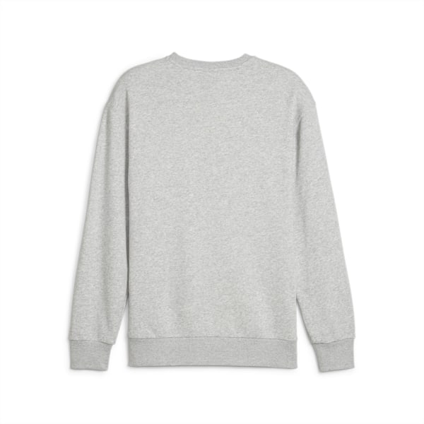 メンズ プーマ パワー グラフィック クルー スウェット, Light Gray Heather, extralarge-JPN