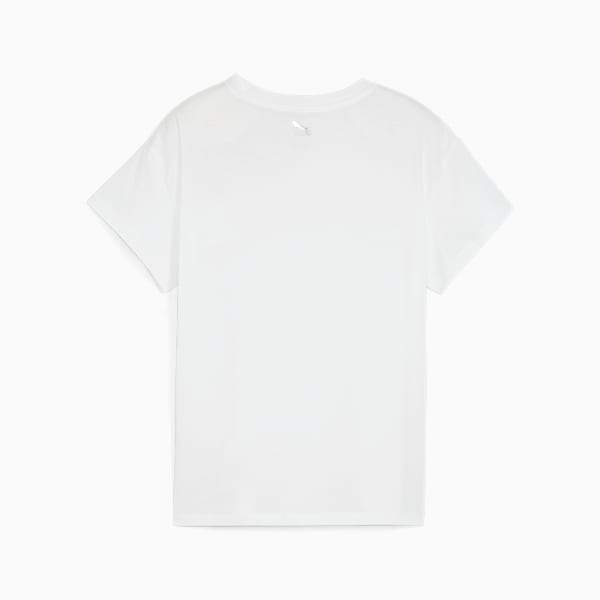 キッズ ガールズ サマーデーズ ボーイフレンド 半袖 Tシャツ 120-160cm, PUMA White, extralarge-JPN