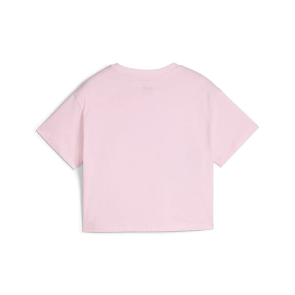 キッズ ガールズ プーマ パワー クロップド 半袖 Tシャツ 120-160cm, Whisp Of Pink, extralarge-JPN