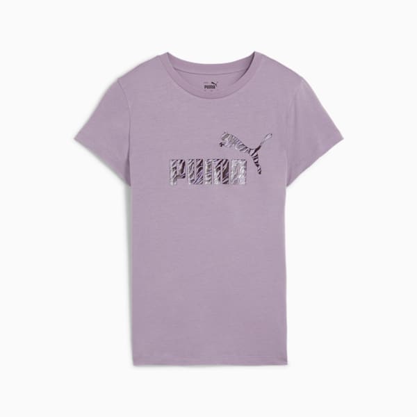 ESS+ ANIMAL Women's Tee, Pale Plum, extralarge