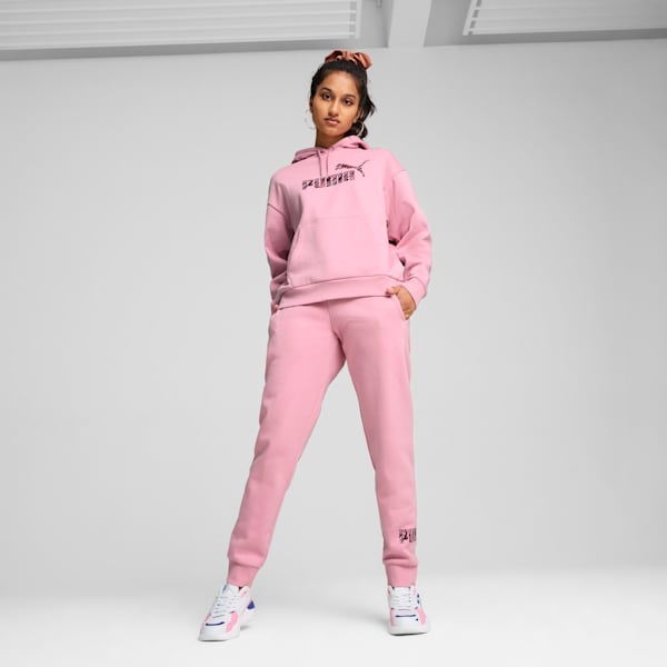 Sudadera ESS+ ANIMAL para mujer, Mauved Out, extralarge