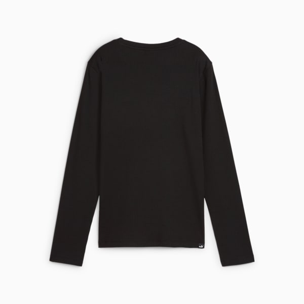 Haut à manches longues ESS ELEVATED Femme, PUMA Black, extralarge
