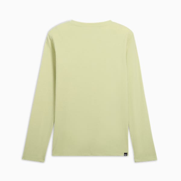 ESS ELEVATED Women's Long Sleeve Top, Pistachio Green, extralarge