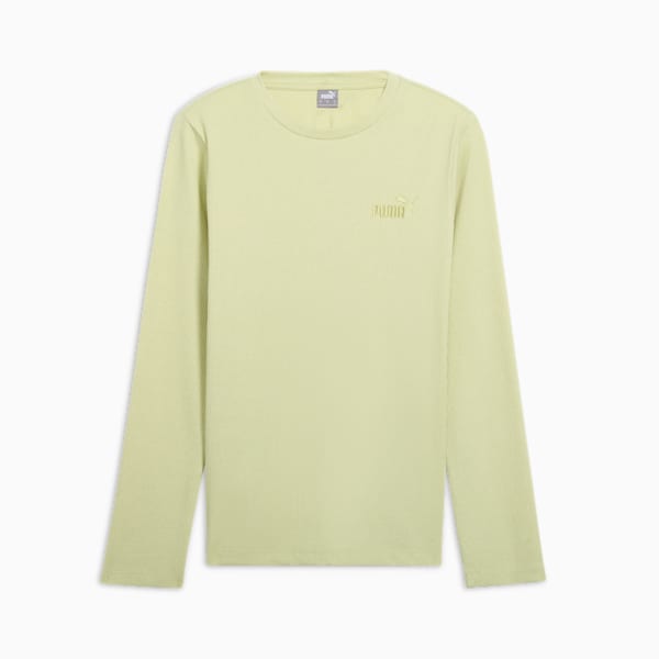 ESS ELEVATED Women's Long Sleeve Top, Pistachio Green, extralarge