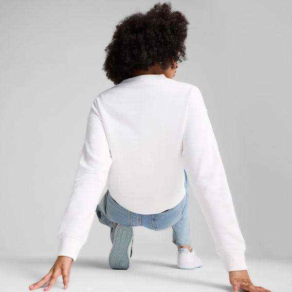 Sudadera PUMA SQUAD para mujer, PUMA White, extralarge