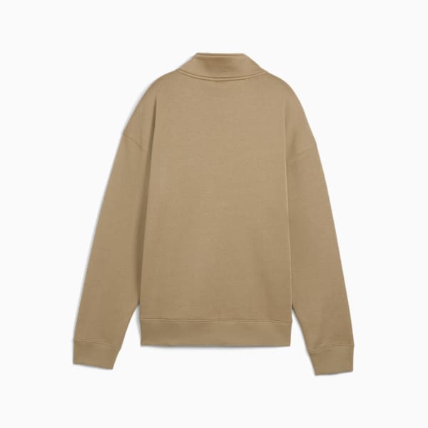 Sudadera de cuello con cremallera para mujer PUMA SQUAD, Oak Branch, extralarge
