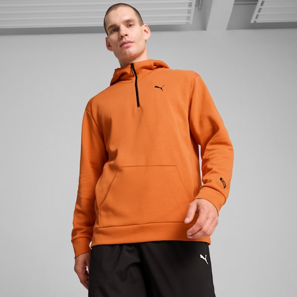 Puma men's half-zip polyester hoodies top